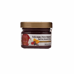 RED FRUIT, BALSAMIC AND PEPPER