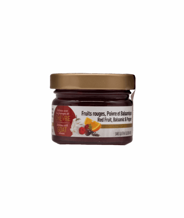 FRUITS ROUGES, POIVRE ET BALSAMIQUE